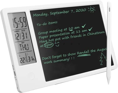 Digitaal Notitieblok - Grafische Tablet - Elektronisch Notitieblok - Digital Notepad - Herbruikbare Notitieblok - Batterijvrije Teken en Schrijftablet