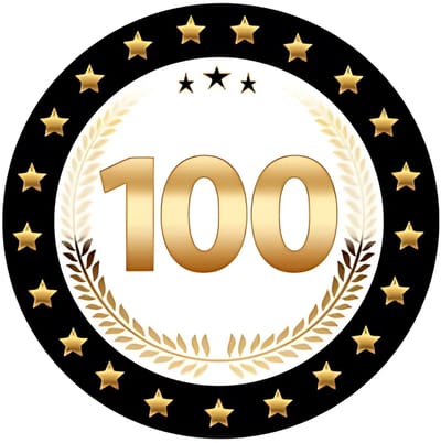 Bierviltjes 100 - 25x stuks - zwart/goud - luxe - verjaardag/jubilea - feestartikelen