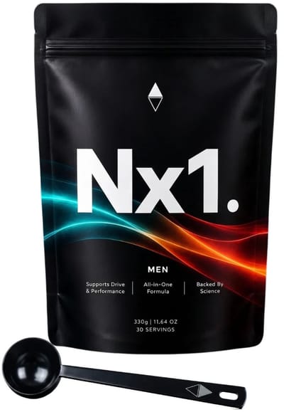 Nx1. Men – Premium 18-in-1 Testosterone Booster – Voor Energie, Focus & Libido bij Mannen – Natuurlijk Supplement – 30 Dagen Voorraad