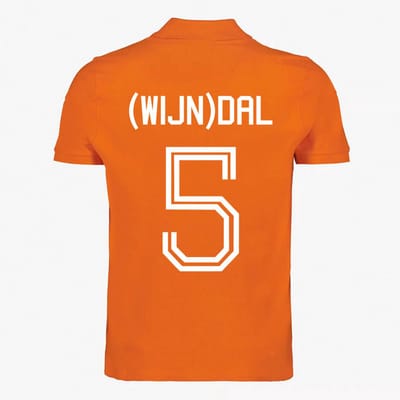 Oranje WK-EK Polo Shirt – (Wijn)Dal XS