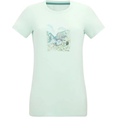 Dames Fingal Stretch T-shirt met korte mouwen en grafische print