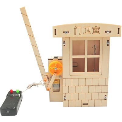 Doe-het-zelf Liftdeur Modelbouw Kits Bouwpakketten voor Jongens Wetenschappelijk Experiment Leermiddel Educatief STEM Speelgoed G27 brown