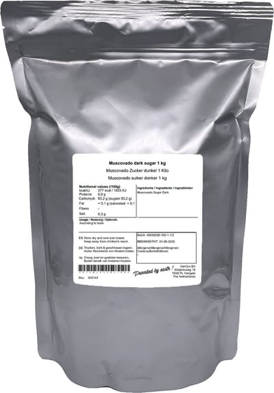 Muscovado Suiker Donker - 1 Kg - Holyflavours