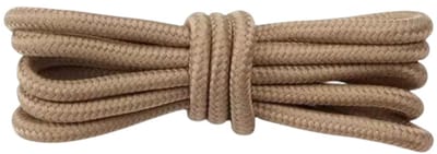 Ronde schoenveters Taupe 160 cm - Youhomy Outdoor/ sport schoenen veters- dikte 5 MM