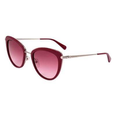 Longchamp LO633S 622 Zonnebril - Dames - Goudkleurig