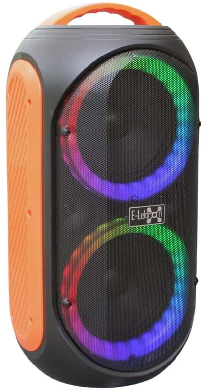 E-Lektron Partybox EL214-P - Bluetooth partybox - Met ingebouwde accu - Inclusief draadloze microfoon
