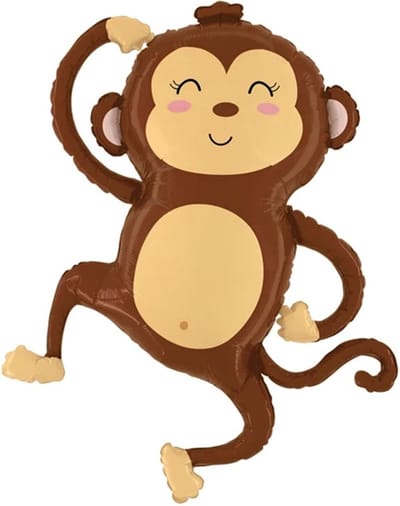 Inovra Plus - Feestelijke Ballonnen Decoratie: Apen Bosdieren en Jungle Helium Ballonnen voor Kinderfeestje
