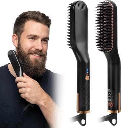 Elektrische Stijltang - Kam Stijler Baard - Snel Haar Modelleren - Ionische Haarverzorging - 20 cm Lengte