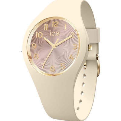 Ice Watch ICE champagne - Almond cappuccino 025928 Horloge - Siliconen - Crème - Ø 37 mm