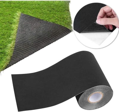 Voegenband 150 mm x 10 m - Dubbelzijdig - Tuin, astro, gazon - Zwart met hoge kwaliteit