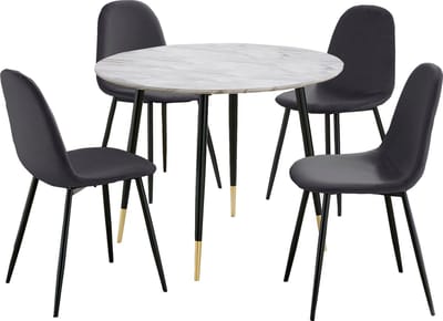 Monza-Eetset - 100 cm - Antraciet