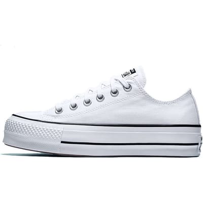 Converse Chuck Taylor All Star Lift Ox Blanc Noir Baskets Femme 560251C 36.5 white