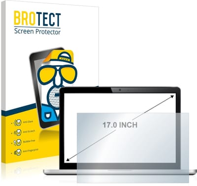 BROTECT - Screenprotector voor Laptops met 17 inch Schermen [341 mm x 273 mm, 4:3] Folie Beschermfolie matte