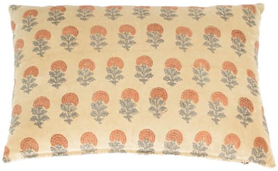 HomeBound by KY | Kussen floral beige | sierkussen bloem
