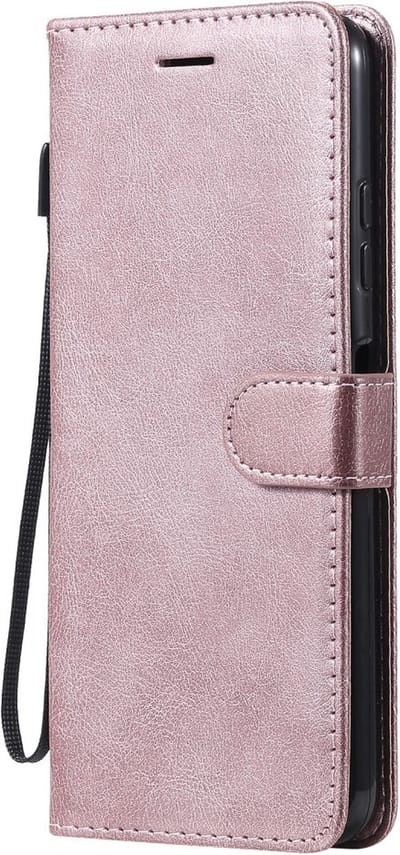 Coverup Hoesje - Geschikt voor Samsung Galaxy A22 5G Hoesje - Coverup Book Case - Rose Gold