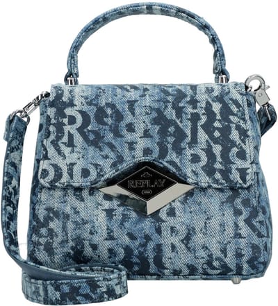 REPLAY handtas schoudertas Handbag LT Denim blauw