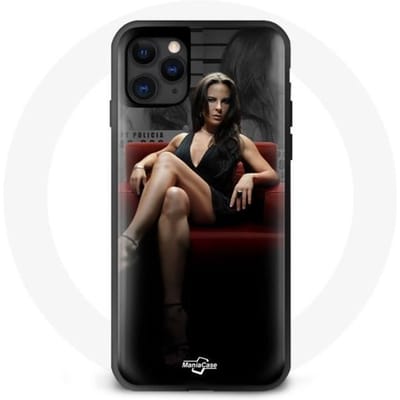 Coque de téléphone - La Reine du Sud - Iphone 11 Pro Max - Silicone noir - Design film - Souple noir