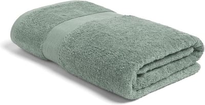 Yumeko badlaken terry zeegroen 100x150 - 1 st - Hotelkwaliteit - Bio, eco & fairtrade