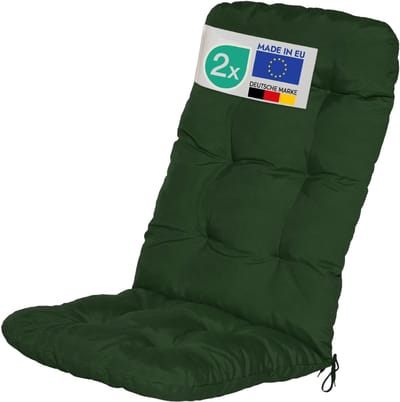 VLSelect® Tuinkussens Hoge Rug - Tuinkussens - Tuinstoelkussen - Set Van 2