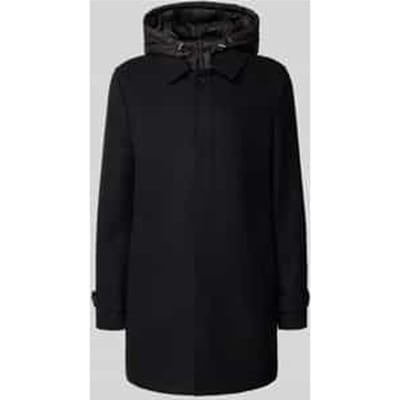 Regular fit functioneel jack met wolmix model 'MONREALE'