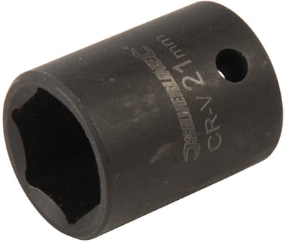 Silverline 1/2 metrische zeskant-krachtdop 21 mm