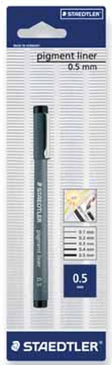Pigment Liner Fineliner - Blister 0.5 Mm Zwart