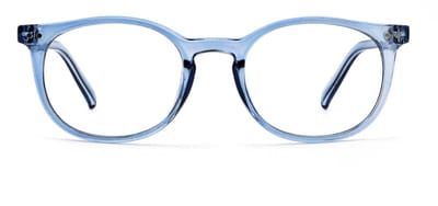 VERTEBRIL Gafa - Sterkte -0.50 - Kleur Kelim Blue - GEEN leesbril – Unisex bril voor veraf – Kleine pasvorm – Flexibele veren - Hoge kwaliteit min-glazen – Helder zicht op afstand - Myopie/bijziendheid - Inclusief etui en doekje