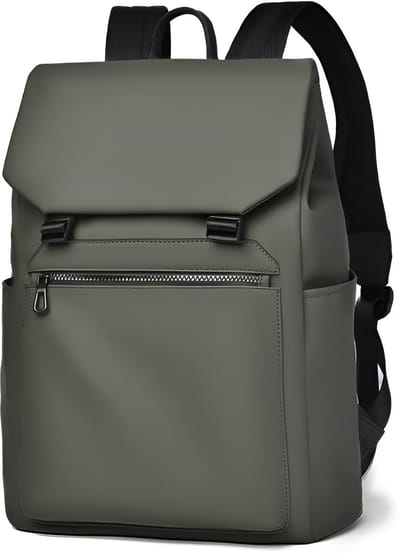 CarryQuest® - 16 Inch Urban Heren Zakelijke Rugzak - Laptop Rugzakken - Reistas - Hoogwaardig Nylon, Waterdicht, Comfortabel Draaggemak - Groen