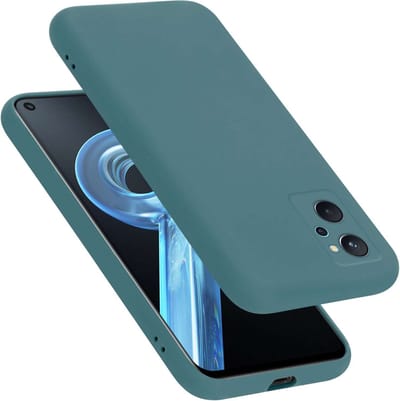 Cadorabo Hoesje geschikt voor Oppo A36 / A76 / A96 4G / K10 4G / Realme 9i in LIQUID GROEN - Beschermhoes gemaakt van flexibel TPU silicone Case Cover