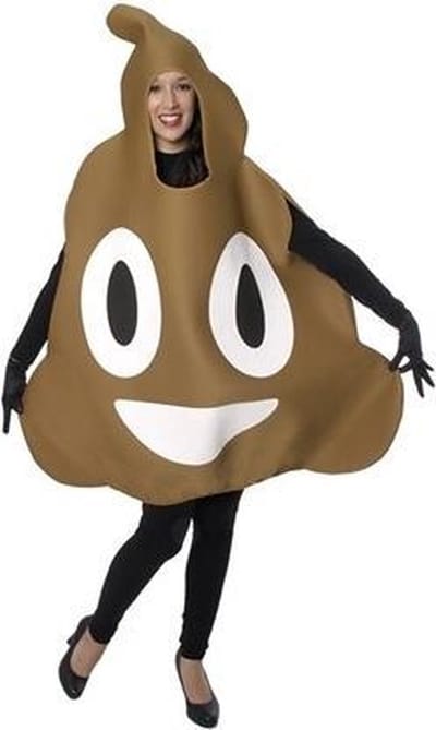 Shit Emoticon volwassen maat