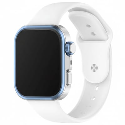 Siliconen bandje - geschikt voor Huawei Watch Fit 5 (PRO), Watch Fit 4 (Pro), Watch Fit 3 - druksluiting - wit