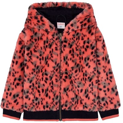 Boboli Fluffy Jas Rood 5 Years Meisje