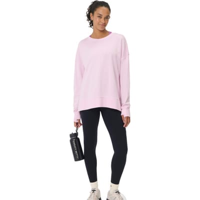 Sweaty Betty After Class Longline Sweatshirt ROZE - Maat M