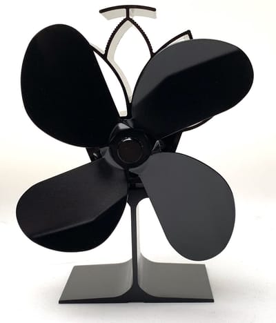 VuurZon Kachelventilator - warmte beveiliging in de voet