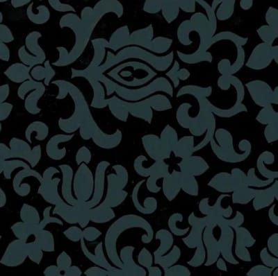 Decoratie plakfolie meubelfolie Classic Ornament zwart 45 cm x 2 meter zelfklevend - Decoratiefolie - Plakplastic
