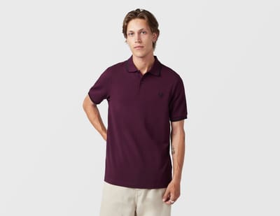 Fred Perry Twin tipped polo - plum black