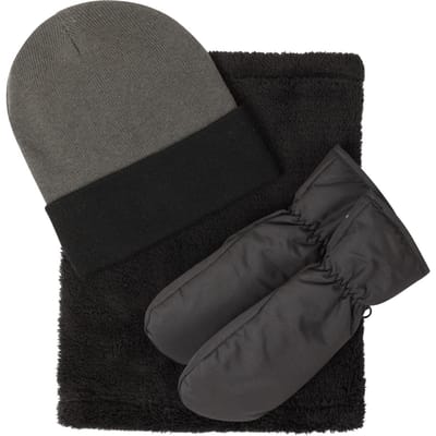 Mountain Warehouse Set winteraccessoires voor kinderen (Zwart)