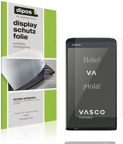 dipos – 4x Matte Beschermfolie geschikt voor Vasco Translator Q1 | Krasbestendige & antireflecterende Screenprotector Ultra-Thin