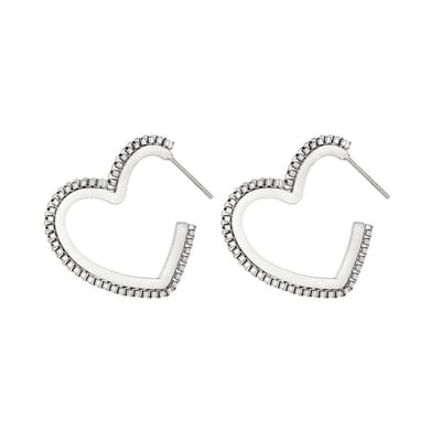 Yehwang Oorring Hart Ketting Zilver 289418-118