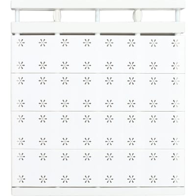 Uitbreidbare Kastplank Ruimtebesparend Ponsvrij Sterk Draagvermogen Kledingkast Kledingverdelers voor Thuis 48‑80cm Length 48‑80cm/18.9‑31.5in gray
