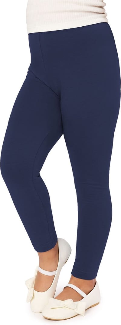 Merry Style MS-MS10-130-LE Meisjes Lang Leggings - Sport - Vrijetijdsbroek - Lang – Viscose - Sporbroek - Yogabroek - Marine - 116