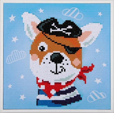 Vervaco - Diamond painting kit - Zeeroverhond - PN-0183219 - - Borduurpakket volwassenen - Borduurpakket kind