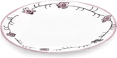 Serax Marni Midnight Flowers Dark Viola plat bord D16cm roze