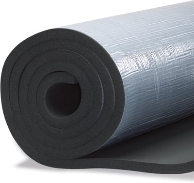 Zelfklevende Isolatieplaat Zwart Elastomeerschuim 10mm x 10m Warmte- en Geluidsisolatie voor Doe-Het-Zelf