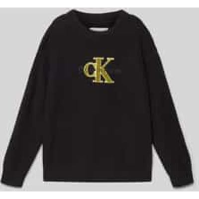 Gebreide pullover met ribboorden