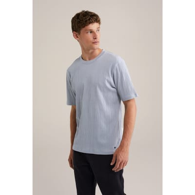 WE Fashion T-shirt Greyish Blue Taglia: XS | Magliette basic Outlet | Uomo | Blu