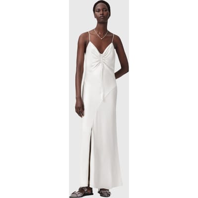 AllSaints Alexia Maxi Dress Oyster White Taglia: 8 | Maxi abiti Outlet | Donna | Bianco