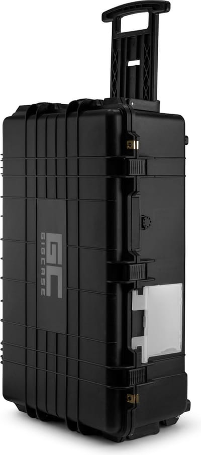 Power Dynamics - GIGCase42T - 73 x 43 x 23 cm - universele transporttrolley- IP67 - zwart