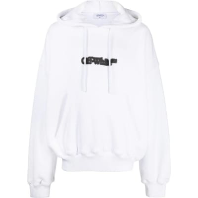 Off-white Blurr Book Over Hoodie Wit