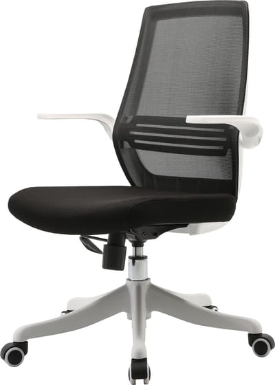 Moderne bureaustoel MCW-J88, bureaustoel, ergonomisch ademend, lendensteun, verstelbare armleuningen ~ zwart